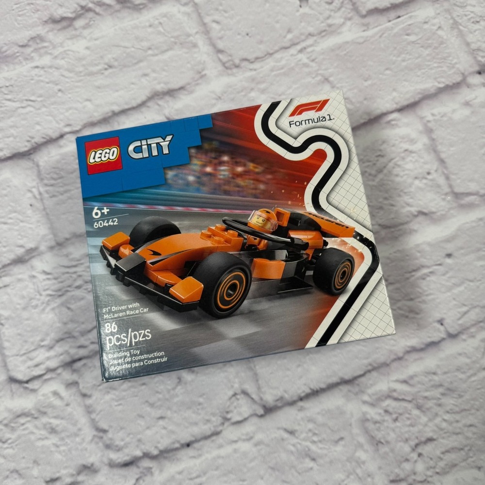 NIB LEGO CITY: Formula 1 - F1 Driver with Mclaren Race Car (60442) Never opened - Picture 4 of 4